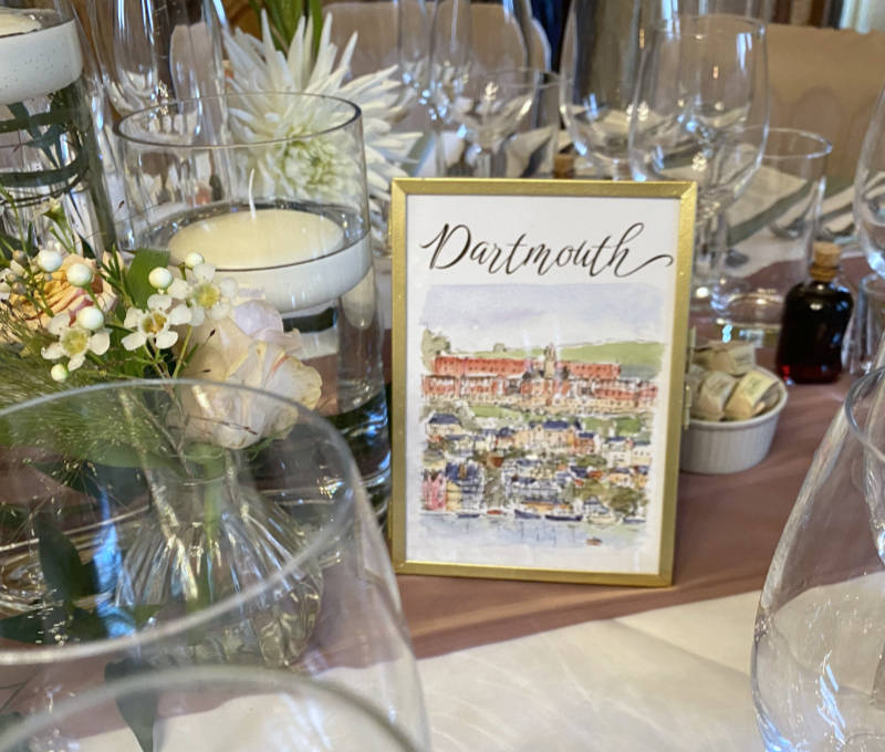 Wedding Table Illustration