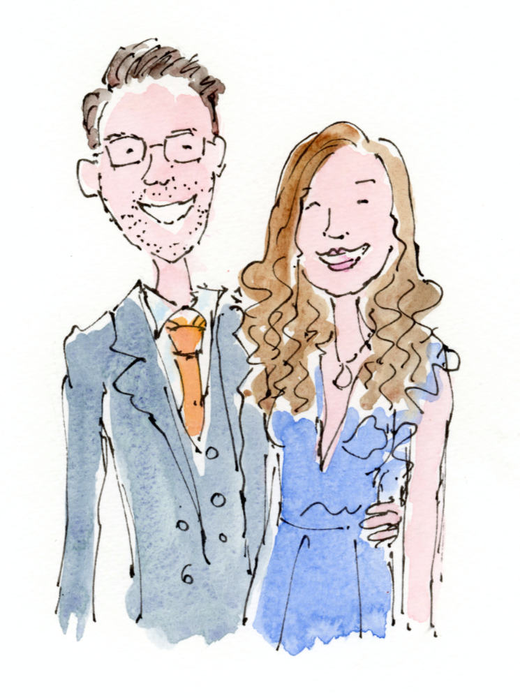 Watercolour portrait